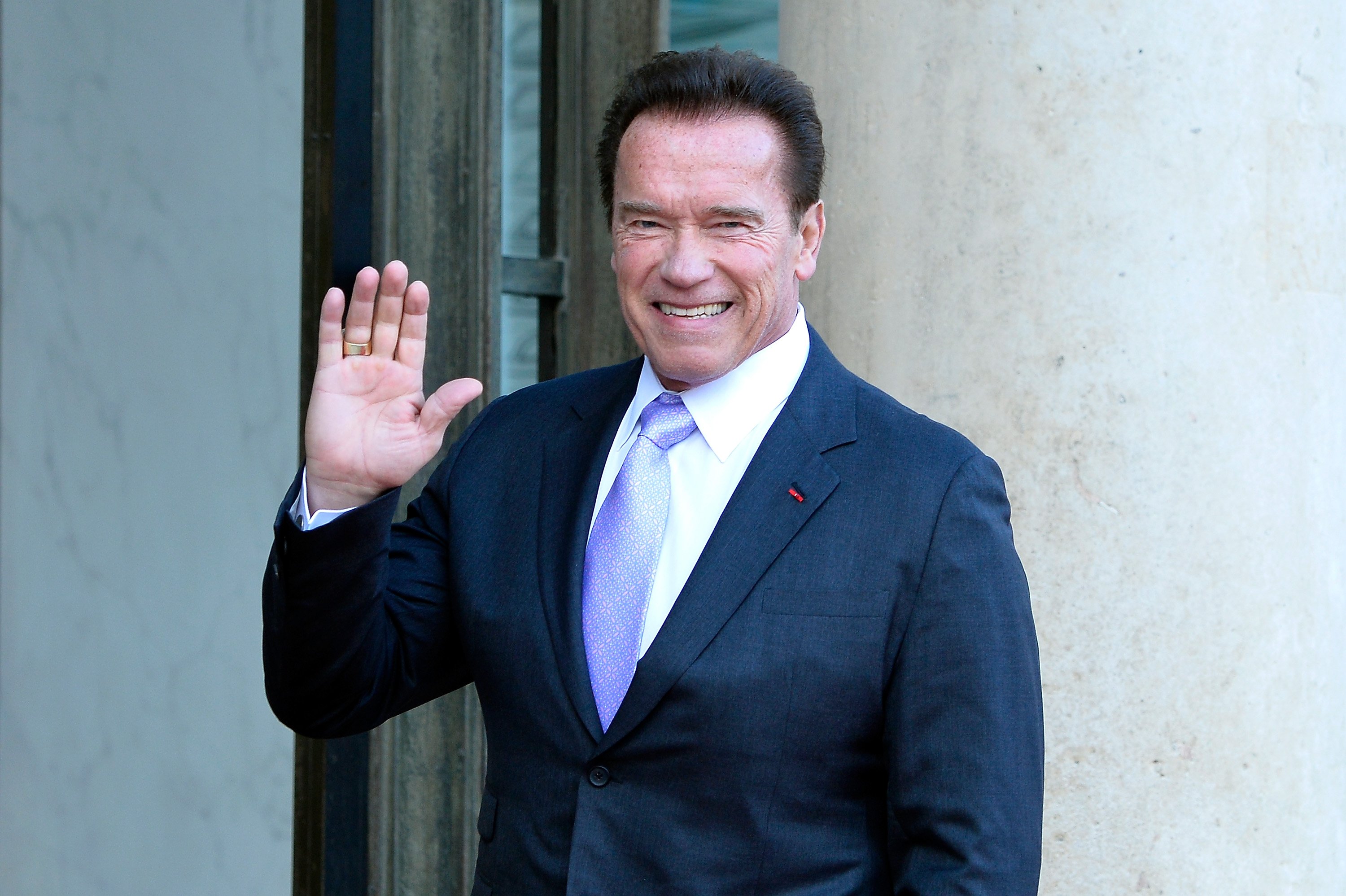  Arnold Schwarzenegger attends the One Planet Summit on December 12, 2017, in Paris, France. | Source: Getty Images.