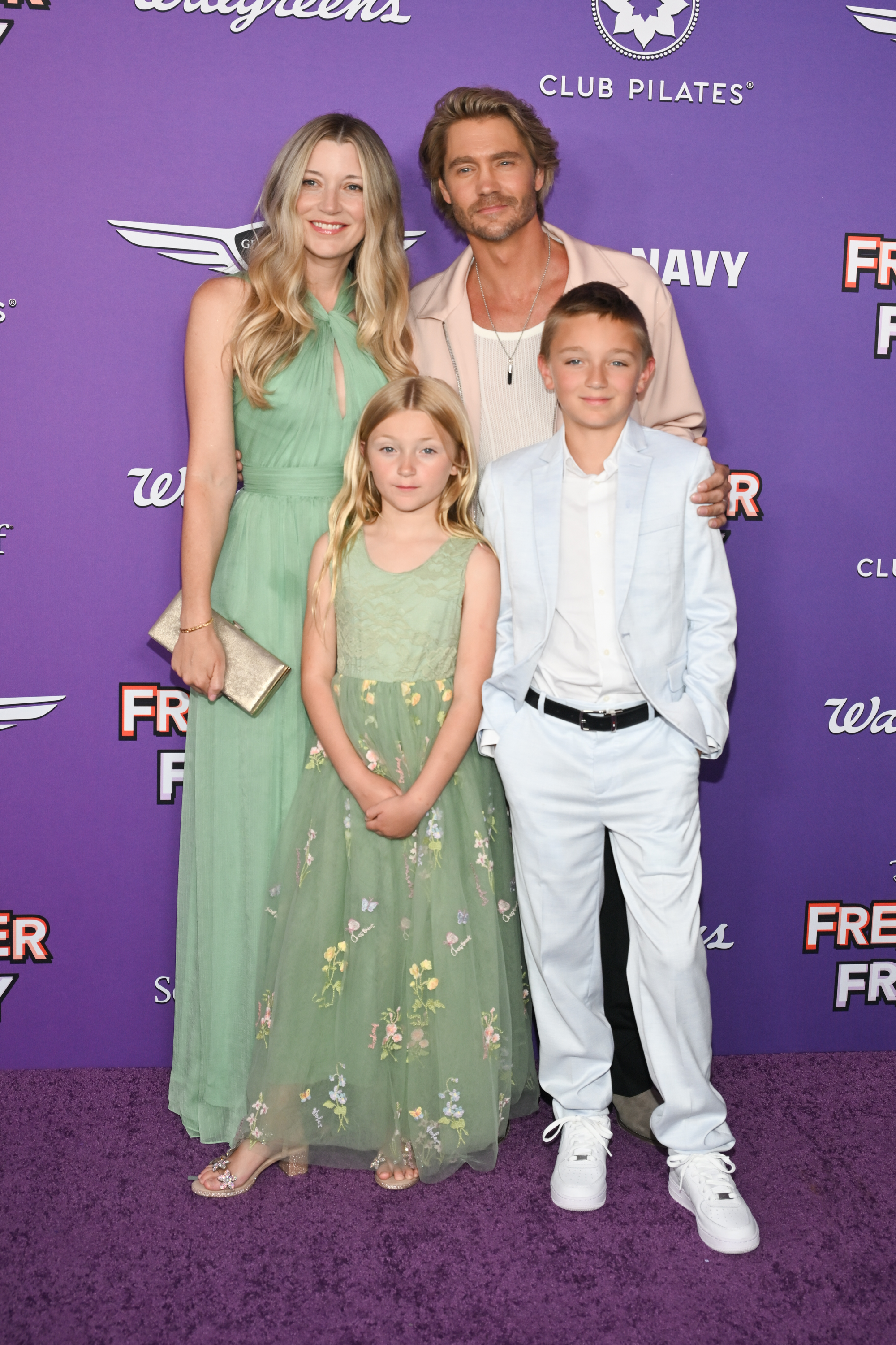 Chad Michael Murray, Sarah Roemer and their children attend the "Freakier Friday" Premiere held at El Capitan Theatre, Los Angeles, California on July 22, 2025 | Source: Getty Images
