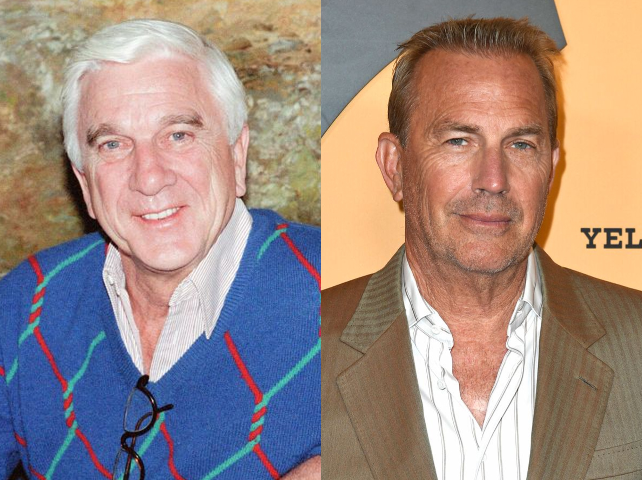 Leslie Nielsen | Kevin Costner | Source: Getty Images