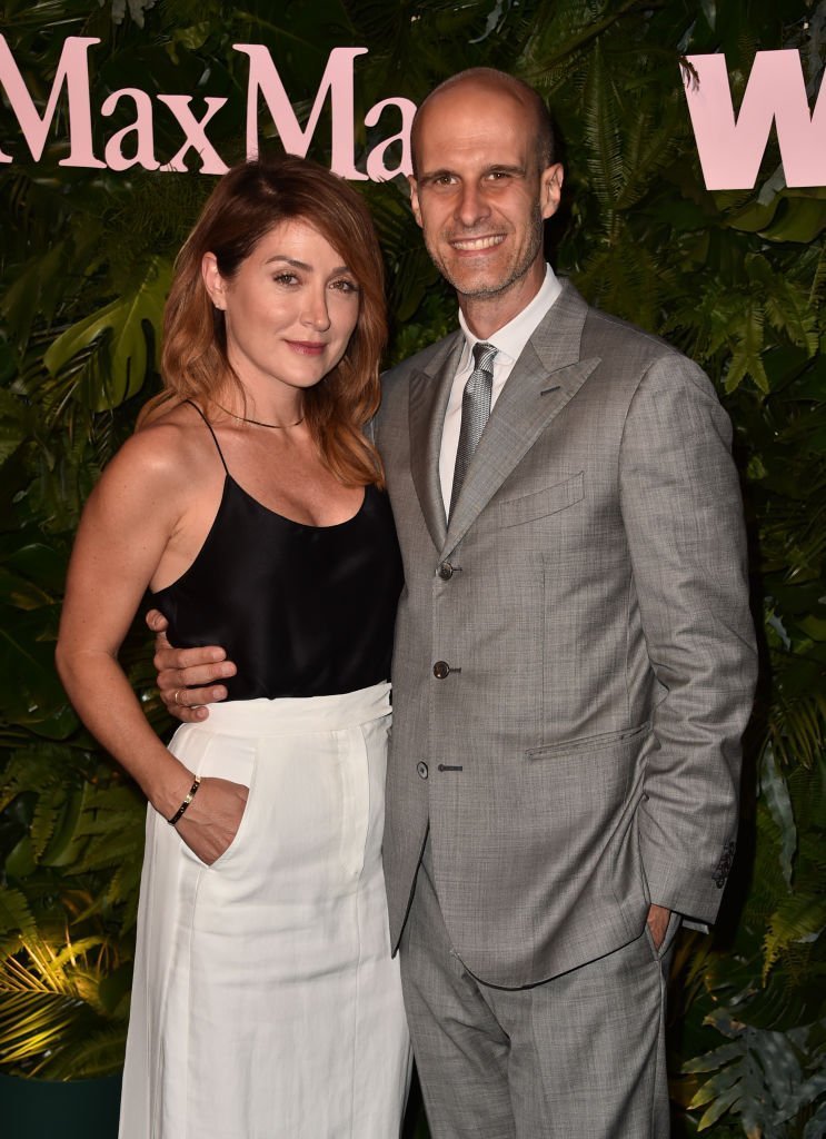 Sasha Alexander (L) and Edoardo Ponti attend Max Mara WIF Face Of The Future at Chateau Marmont on | Getty Images