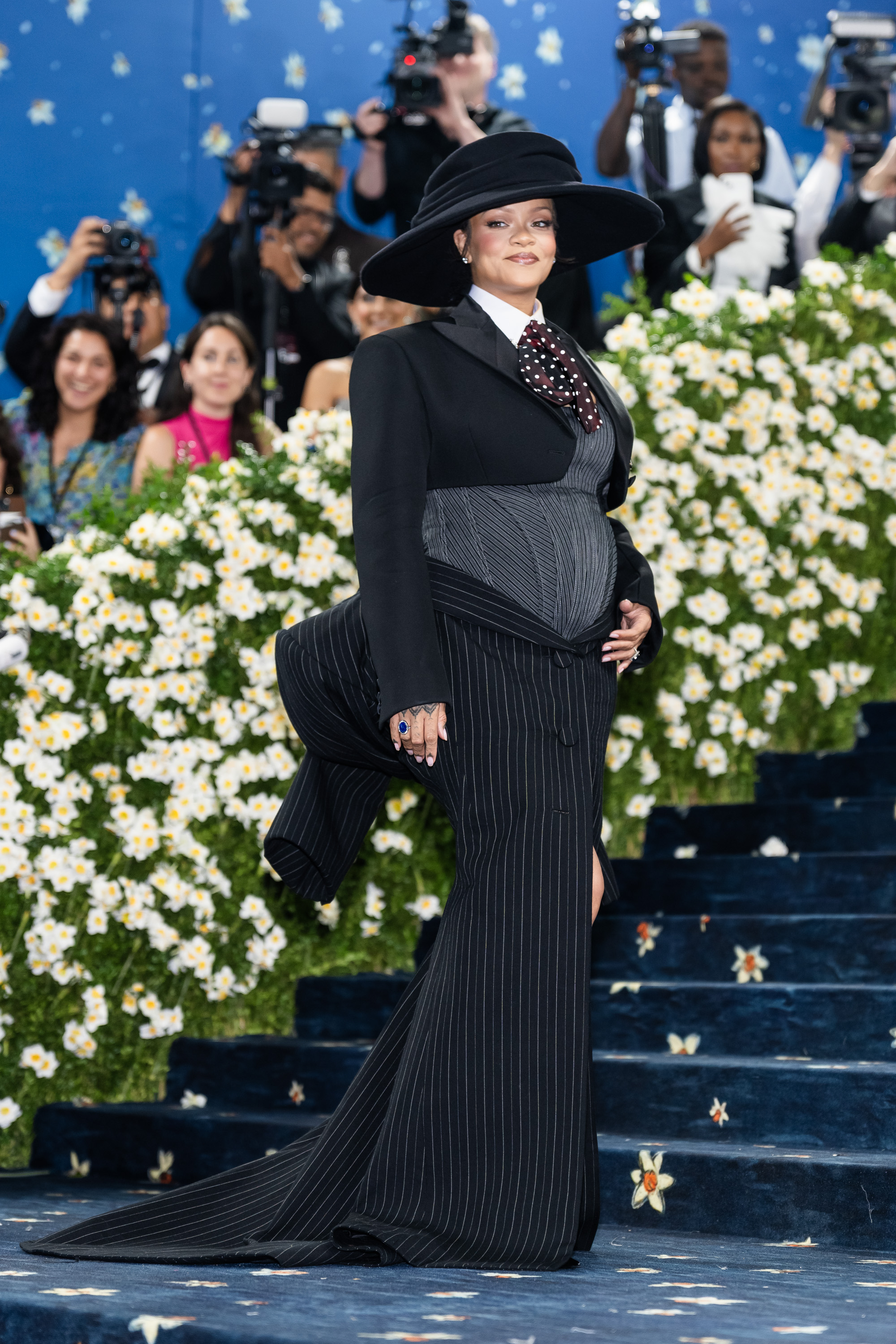 Rihanna attends the Met Gala at the Metropolitan Museum of Art in New York City on May 5, 2025 | Source: Getty Images