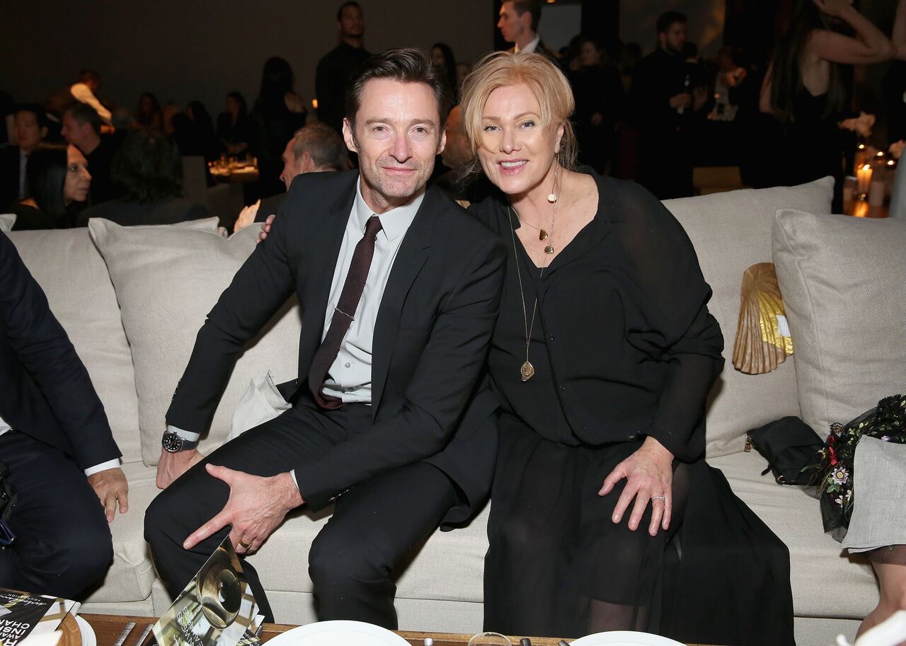 Hugh Jackman and Deborra-Lee Furness attend the 2017 Stephan Weiss Apple Awards. | Source: Getty Images