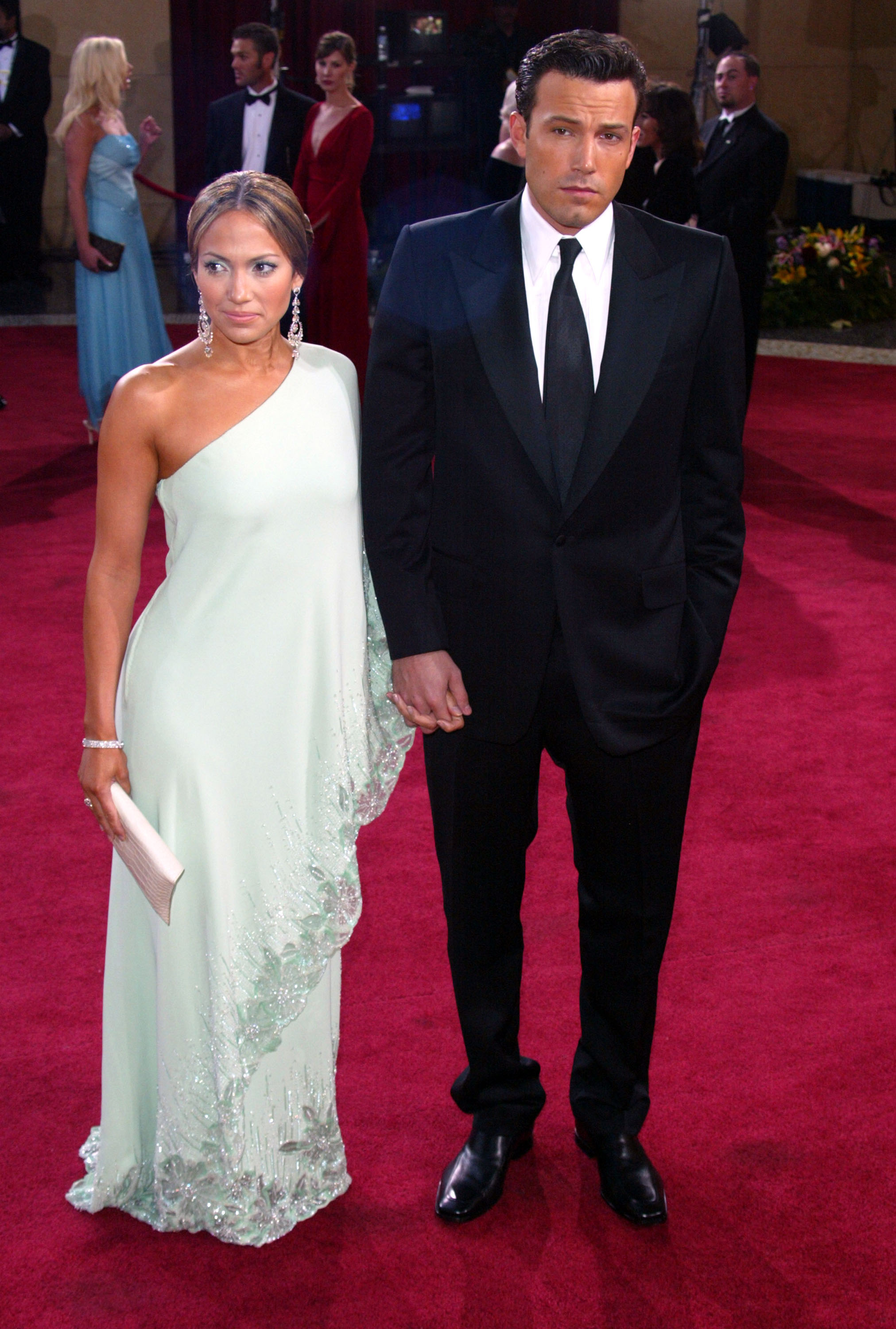 Jennifer Lopez and Ben Affleck at the 75th Annual Academy Awards in Hollywood, California in 2003. | Source: Getty Images