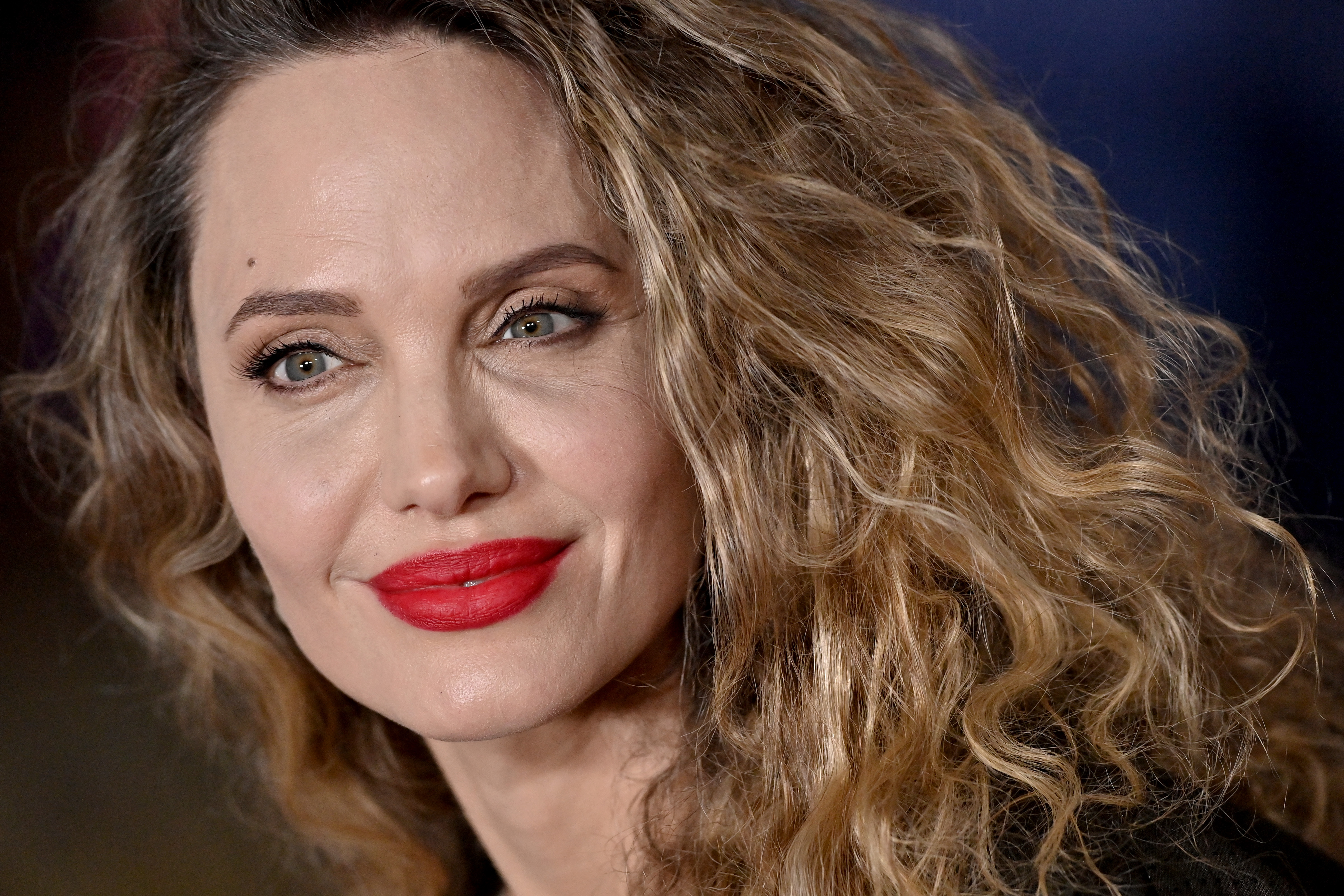 Angelina Jolie with beach curls on October 26, 2024, in Hollywood, California | Source: Getty Images