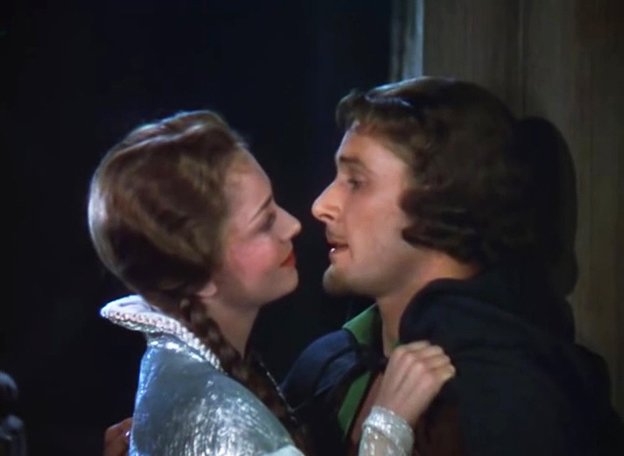 Olivia de Havilland, Errol Flynn, The Adventures of Robin Hood, 1938 | Quelle: Wikimedia Commons Olivia de Havilland, Errol Flynn, The Adventures of Robin Hood, 1938 | Quelle: Wikimedia Commons