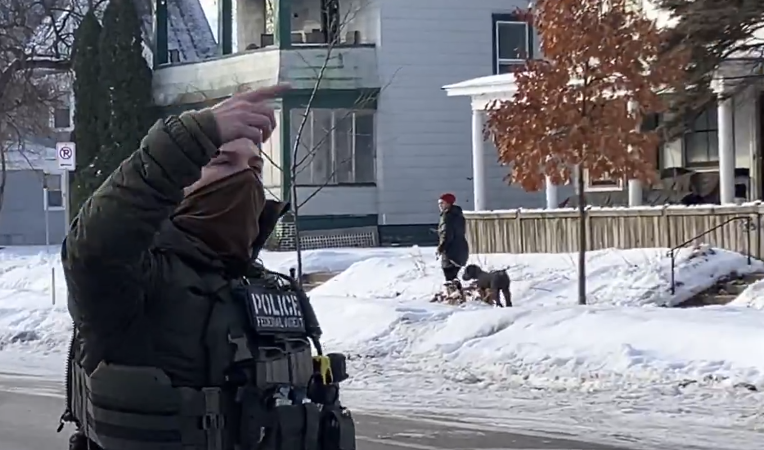 An ICE agent is seen after the shooting of Renee Nicole Good on January 7, 2026 | Source: X/maxnesterak