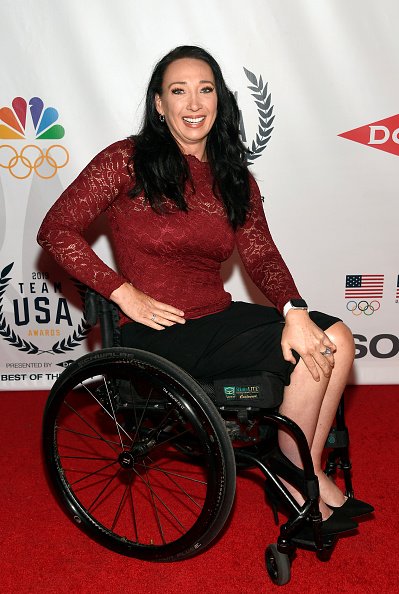Amy Van Dyken at Universal Studios Hollywood on November 19, 2019 in Universal City, California. | Photo: Getty Images