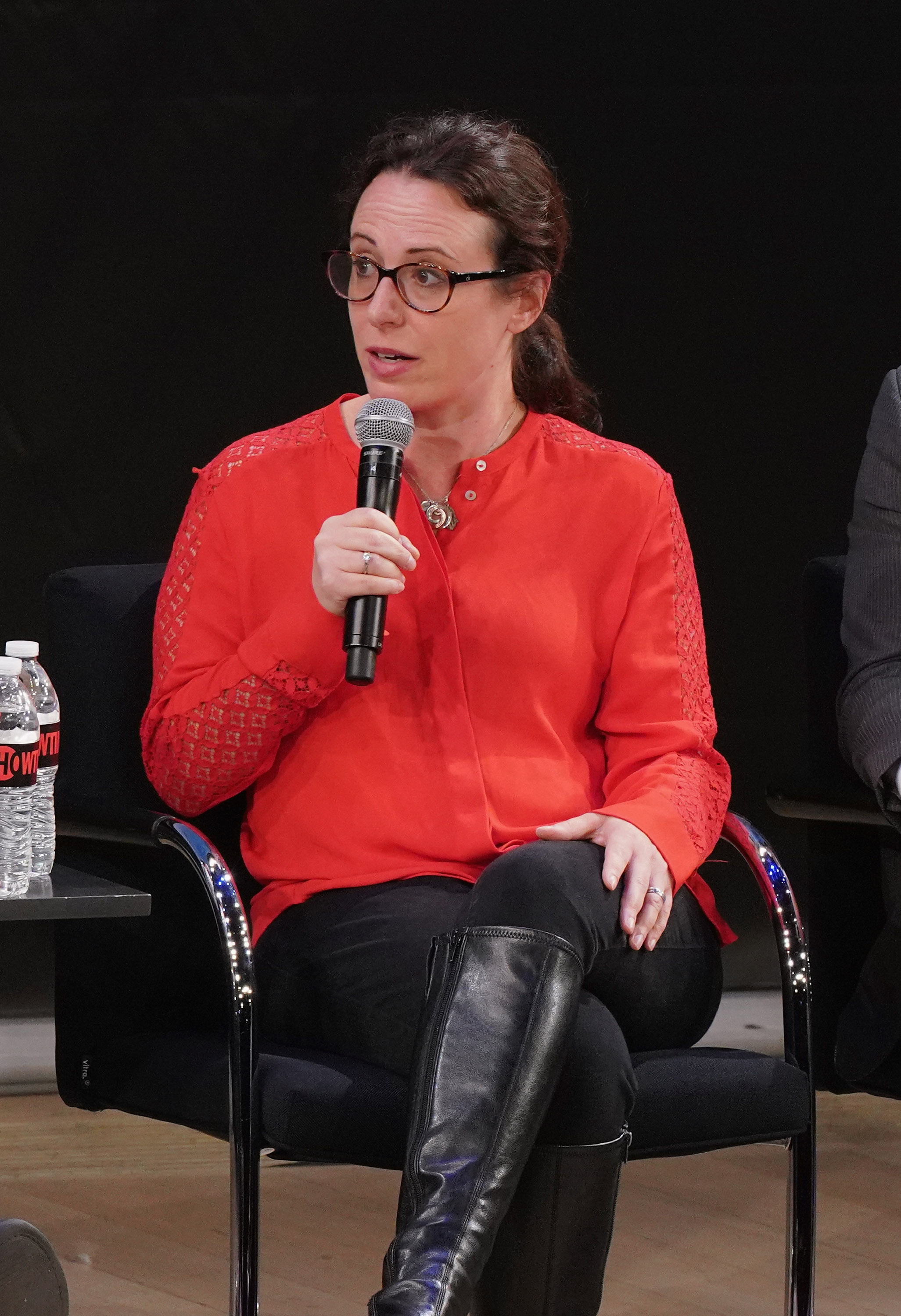 Maggie Haberman speaks during the Showtime Emmy FYC Screening of The Fourth Estate at TheTimesCenter Stage on May 9, 2018 in New York City. | Source: Getty Images