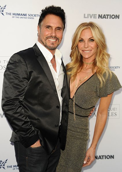 Actor Don Diamont and actress Cindy Ambuehl attend Humane Society of The United States' annual To The Rescue! Los Angeles benefit at Paramount Studios | Photo: Getty Images