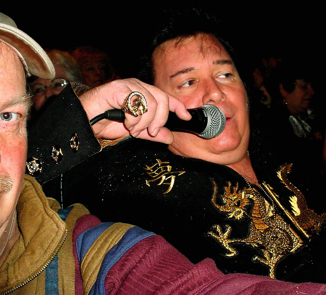 Dave Humphrey and Elvis Aaron Presley Jr. in an image taken on April 27, 2012. | Source: Flickr/Dave