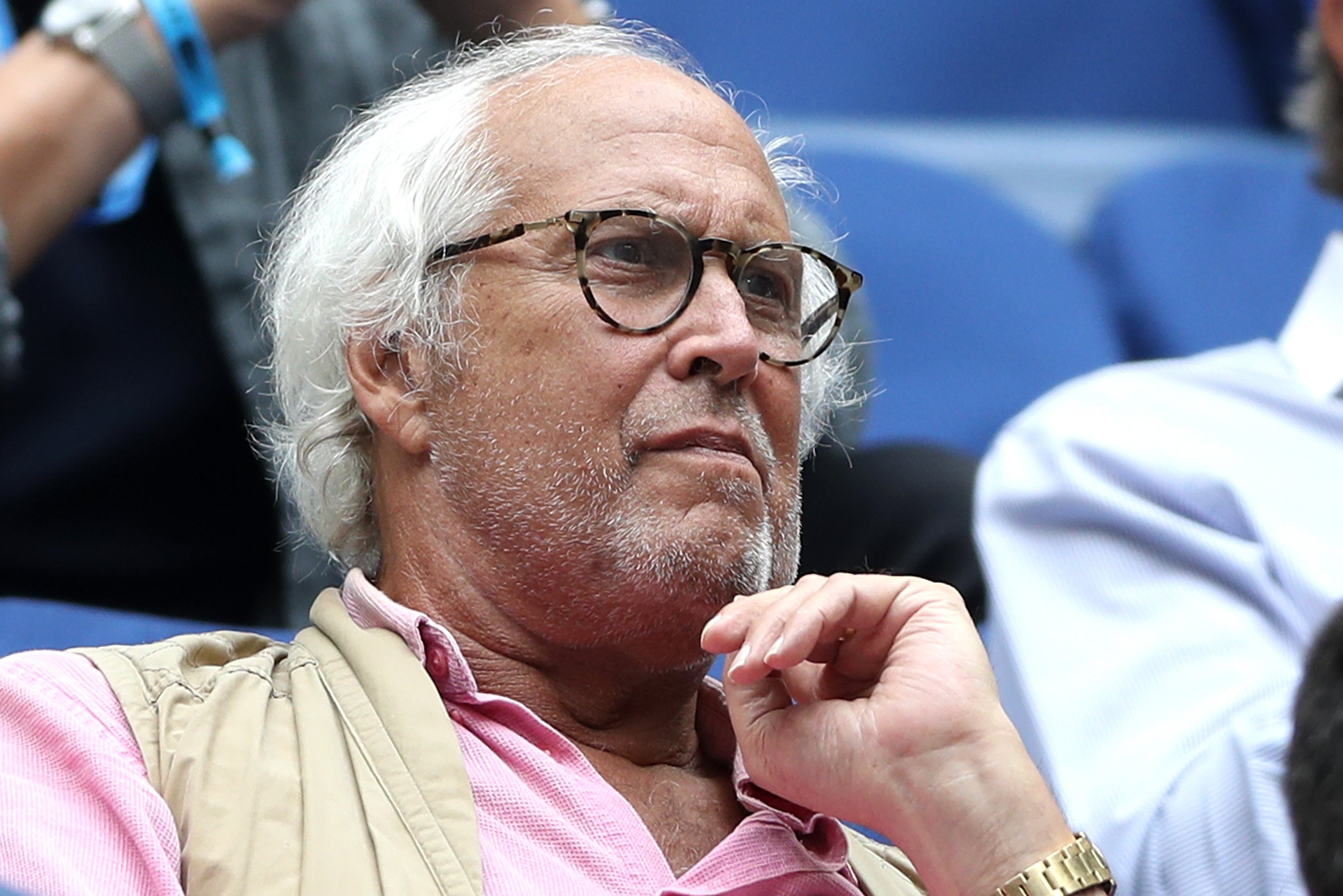 Chevy Chase in attendance at the 2018 US Open Men's Semi Final in New York, on September 7, 2018. | Photo: Getty Images.