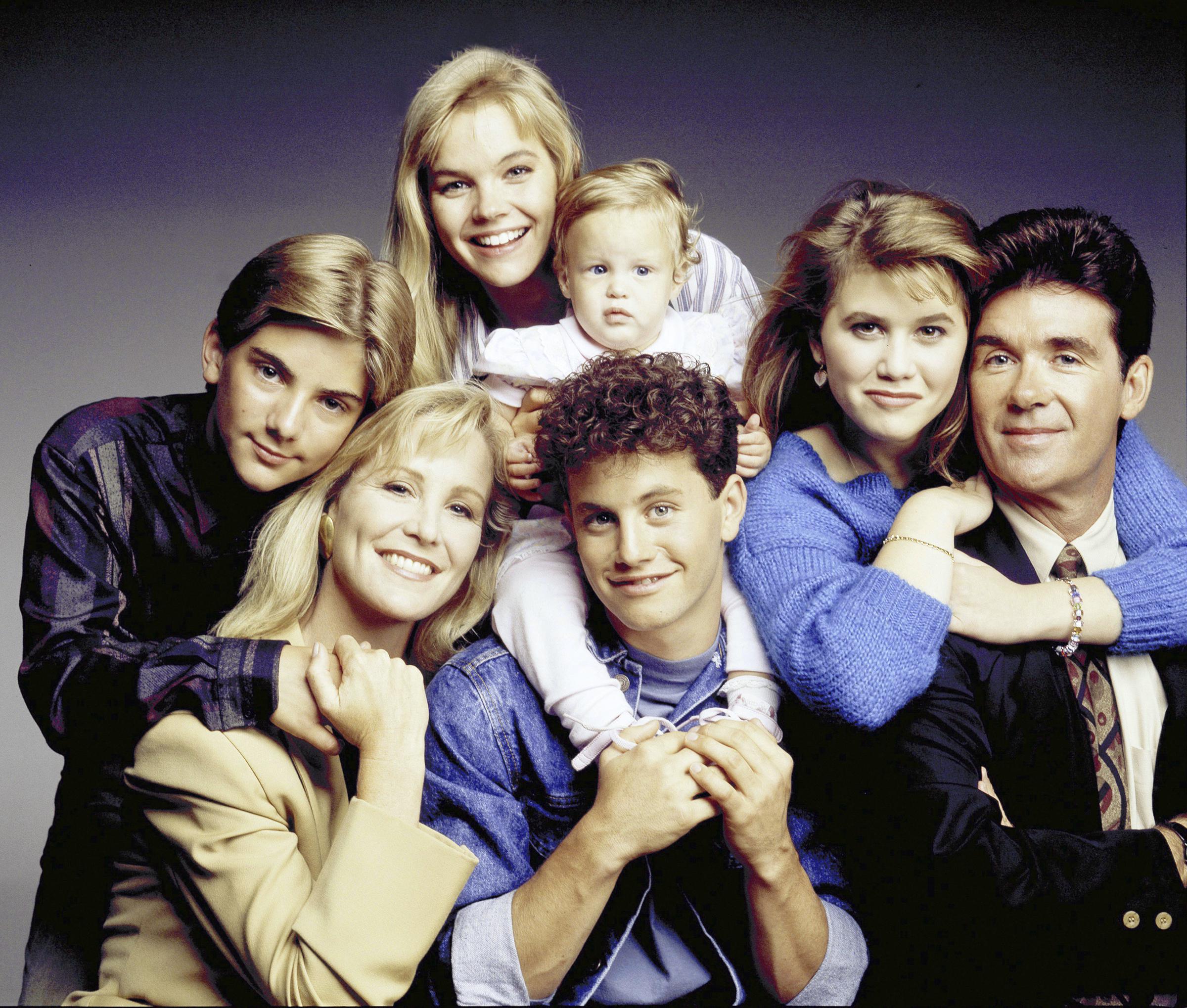 Tracey Gold and the cast of season 5 of "Growing Pains." | Source: Getty Images