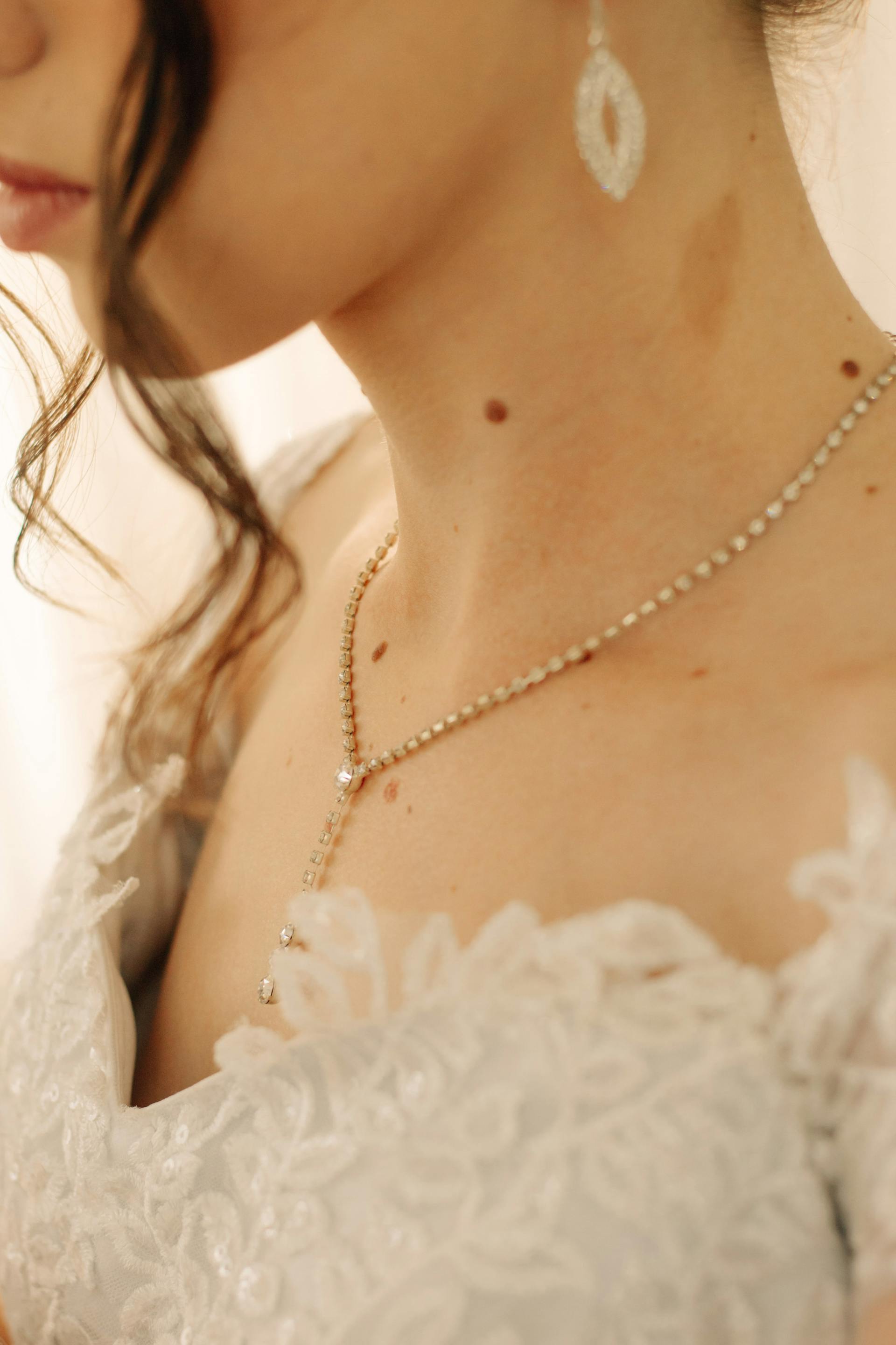 Close-up of a bride | Source: Pexels