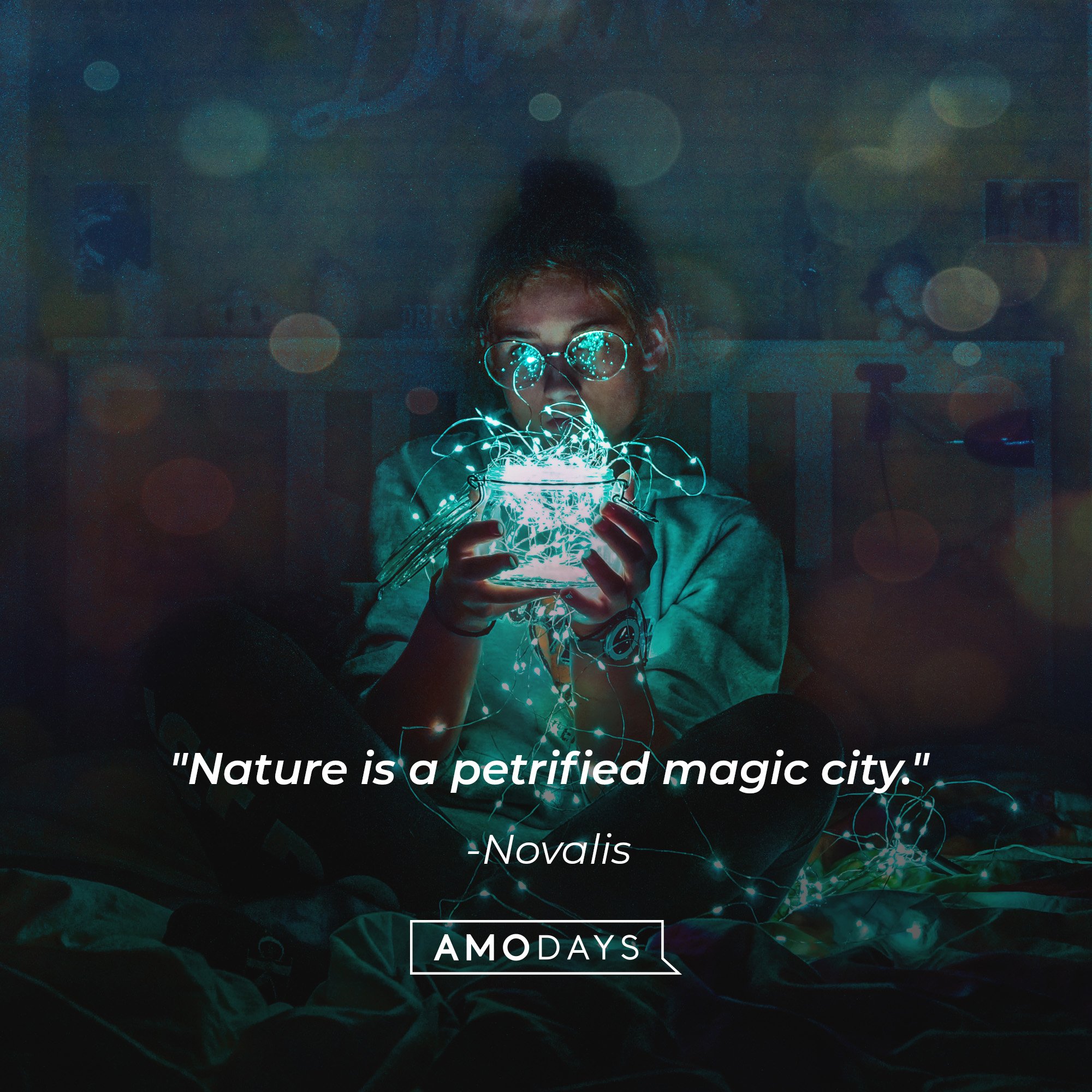 Novalis’ quote: "Nature is a petrified magic city." | Image: AmoDays