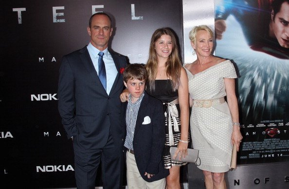 Christopher Meloni, wife Sherman Williams, and children Dante and Sophia at Alice Tully Hall at Lincoln Center on June 10, 2013 in New York City. | Photo: Getty Images