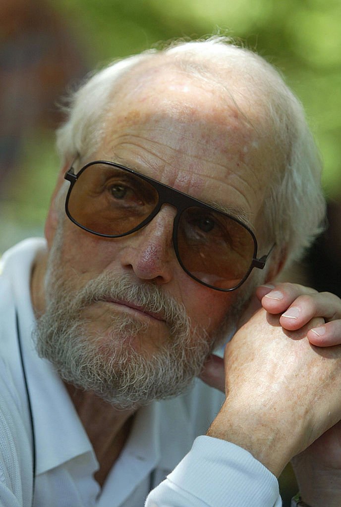 US actor Paul Newman on August 6, 2003 in Echouboulans, France | Source: Getty Images