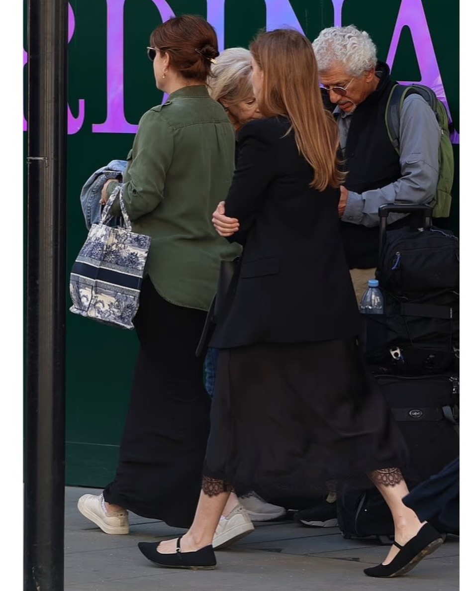 Princess Beatrice and Princess Eugenie as seen on 2 May 2026. | Source: Instagram/royalfashionpolice