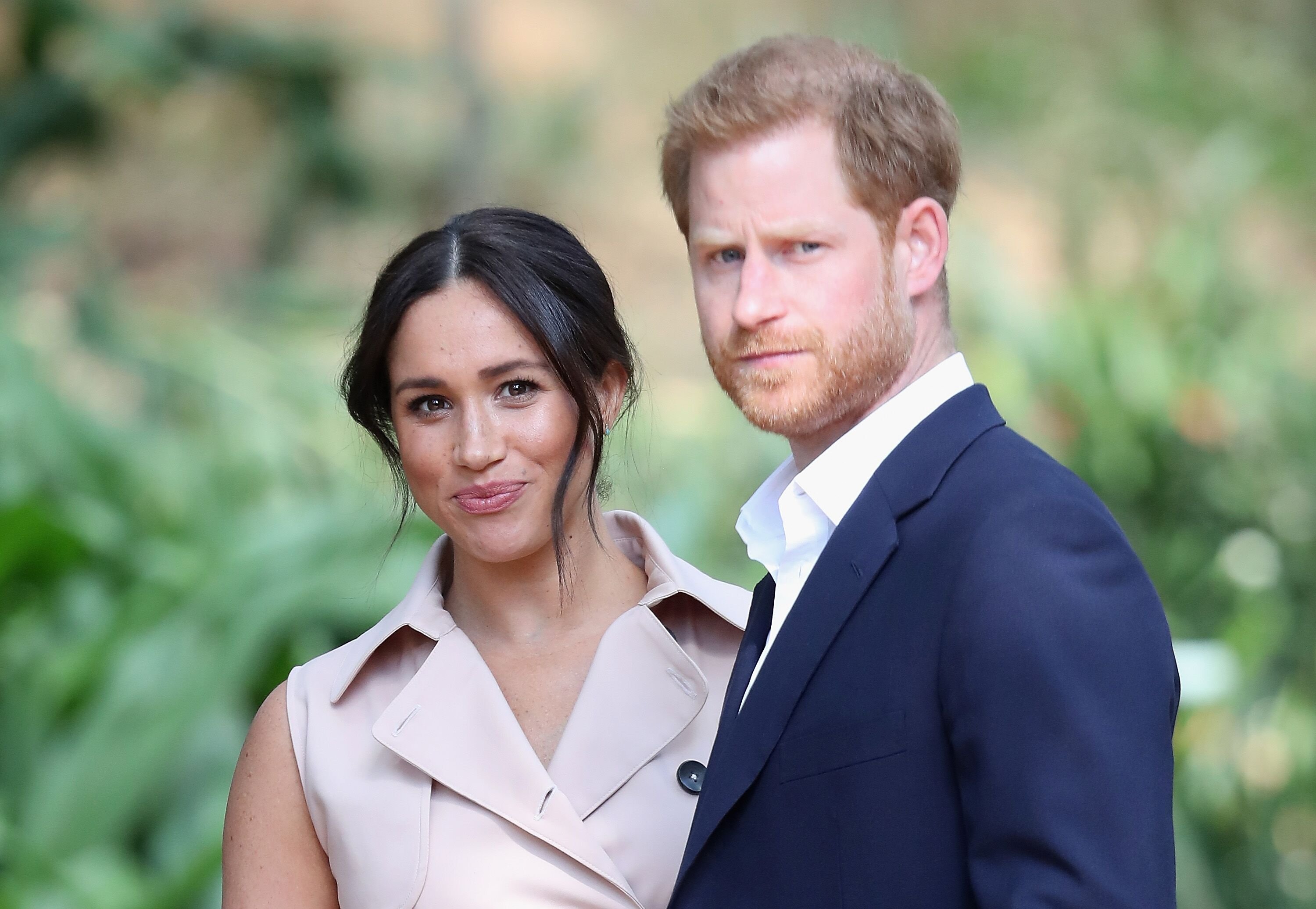 Prince Harry and Duchess Meghan during their African Tour/ Source: Getty Images