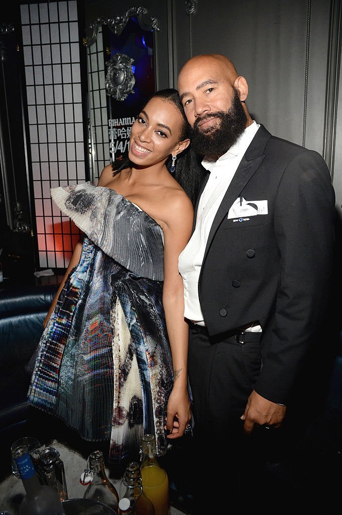 Solange Knowles & Alan Ferguson a Rihanna's private Met Gala after party on May 4, 2015 in New York City | Photo: Getty Images