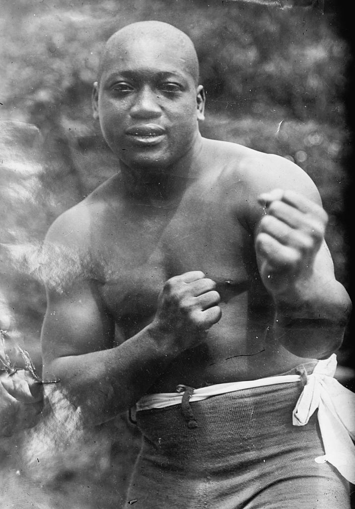 Jack Johnson, "the Galveston Giant", Heavyweight Champion of the World circa 1912| Photo: Getty Images