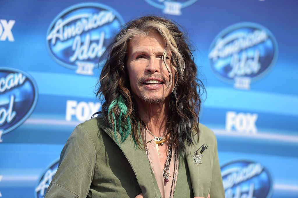 Steven Tyler during the "American Idol" XIV Grand Finale event at the Dolby Theatre on May 13, 2015, in Hollywood, California. | Source: Getty Images