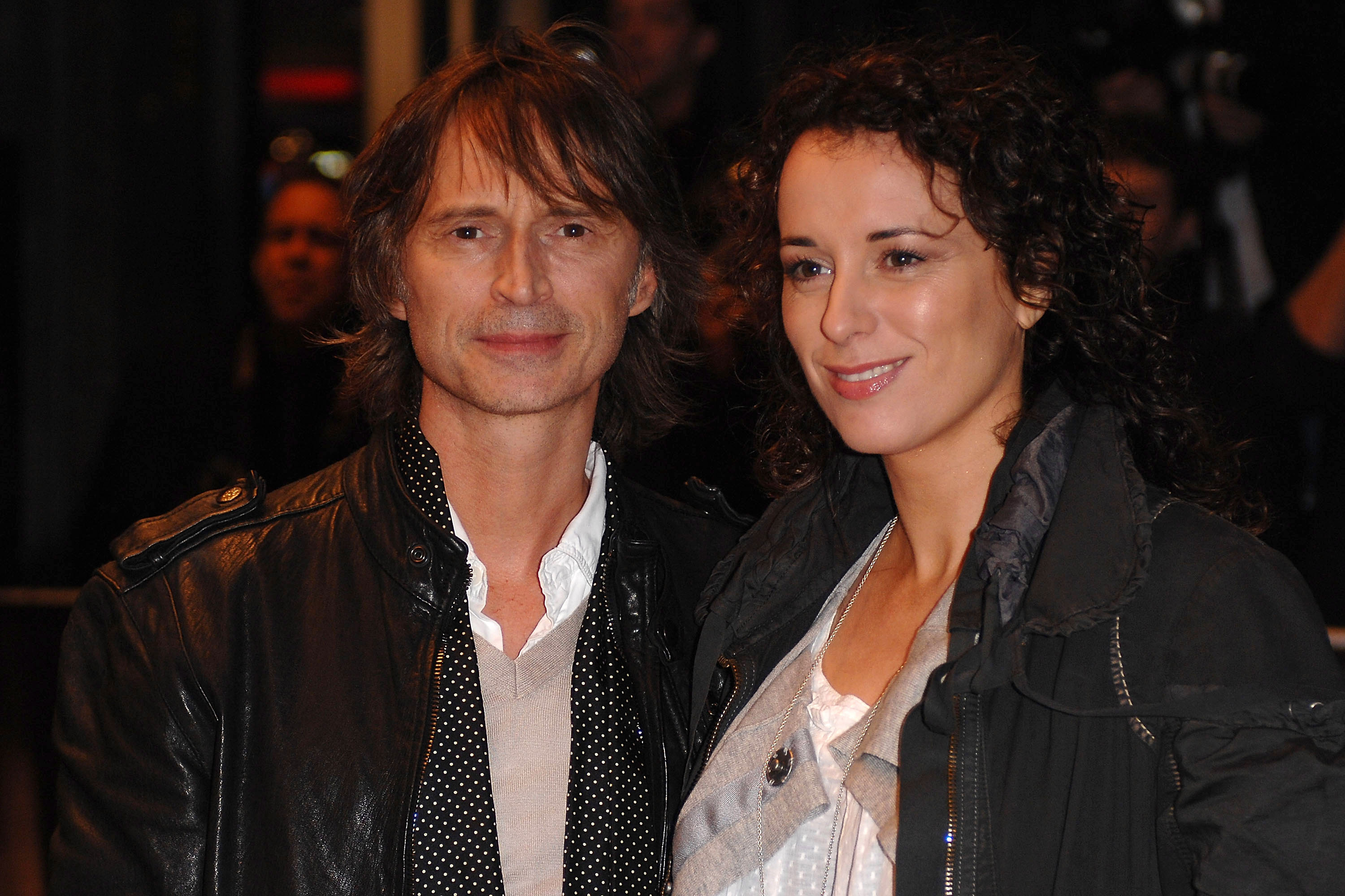 Robert Carlyle and Anastasia Shirley at the screening of "I Know You Know" during the BFI 52nd London Film Festival on October 25, 2008, in London, England. | Source: Getty Images