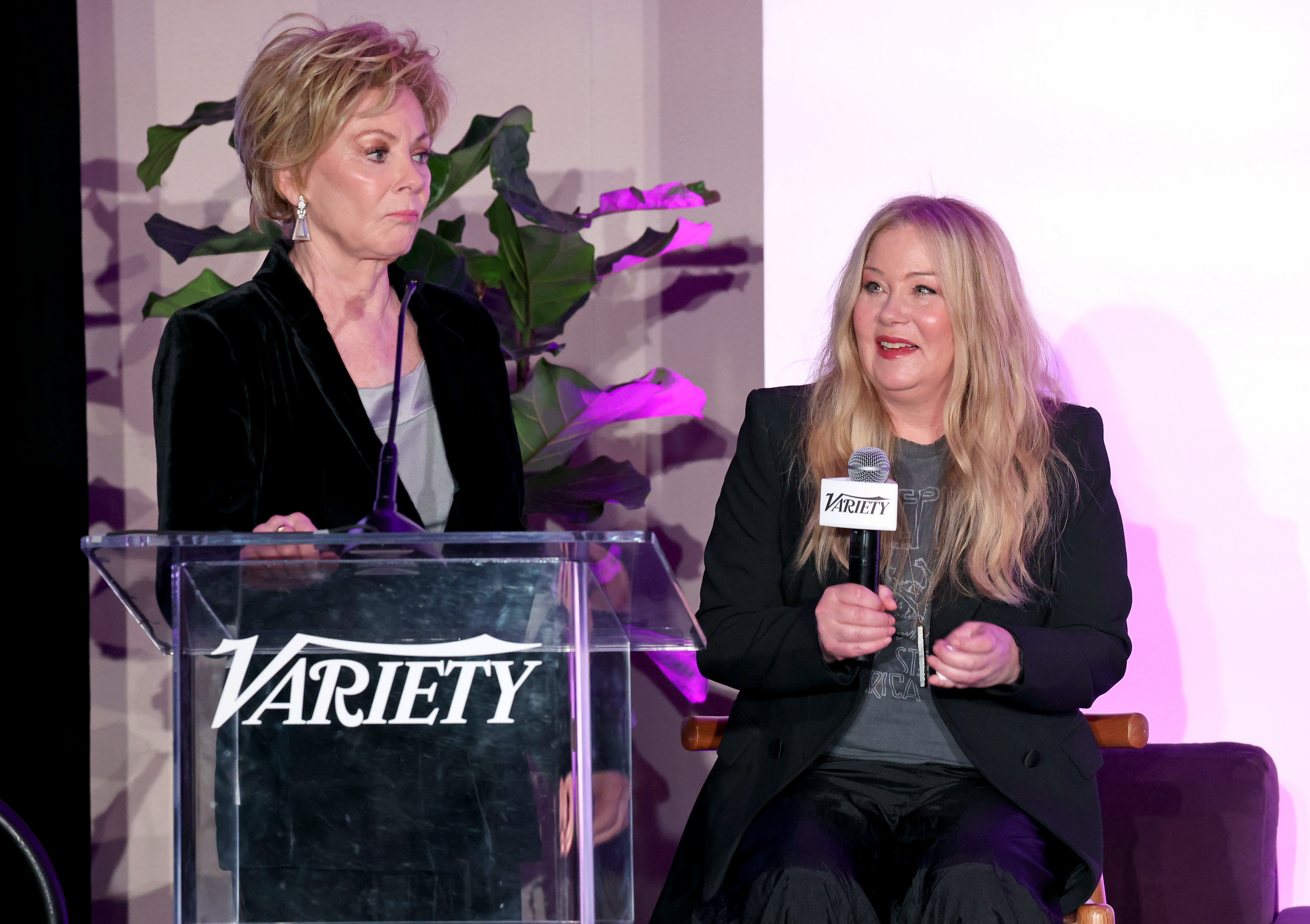 Jean Smart and Christina Applegate at Variety's TV FYC Fest on June 07, 2023 in Los Angeles | Source: Getty Images