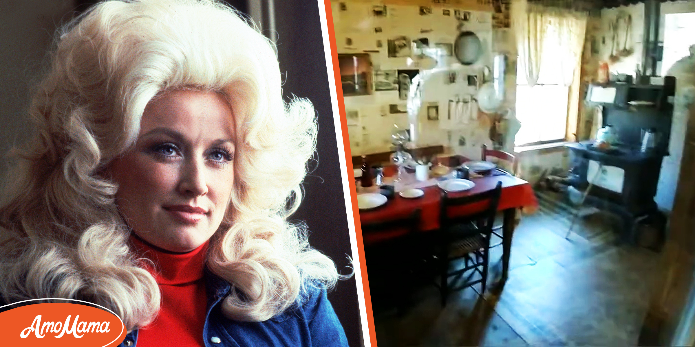 Dolly Parton | Replica of Dolly Parton's Childhood Home | Source: Getty Images | Youtube.com/OurShowOurStory