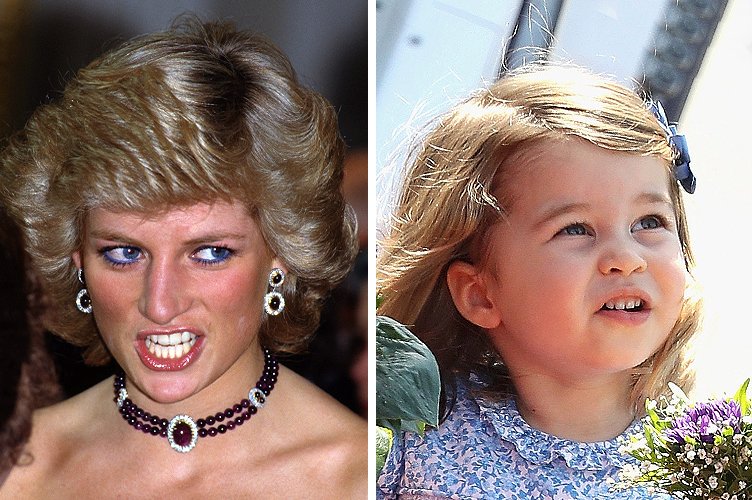 Las princesas Diana y Charlotte. | Foto: Getty Images