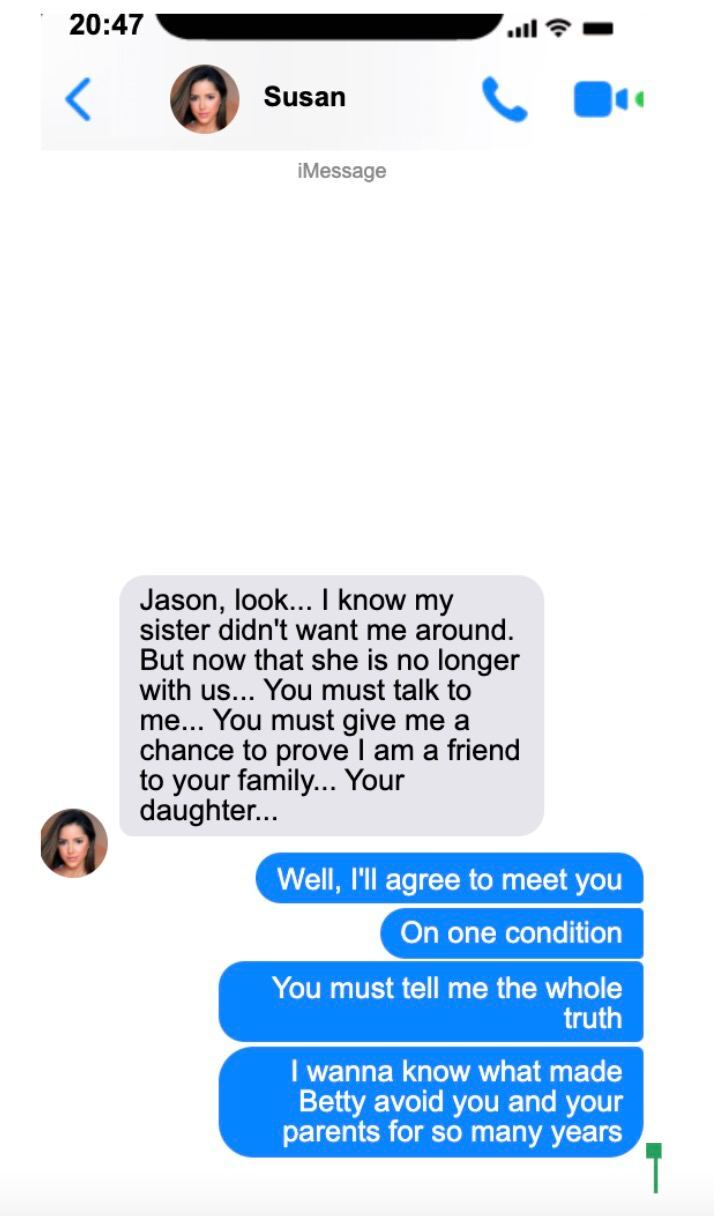 Susan contacts Jason