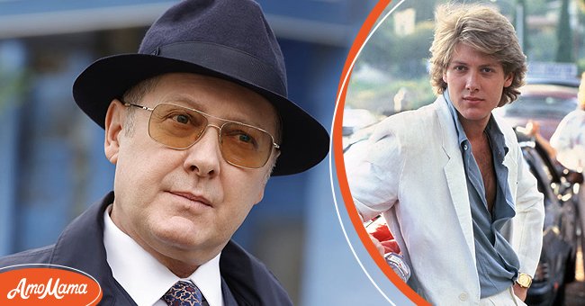 Left: James Spader during the recap of The Blacklist" season 8, in 2020. Right: Spader in a '80s throwback photo. | Source: Getty Images
