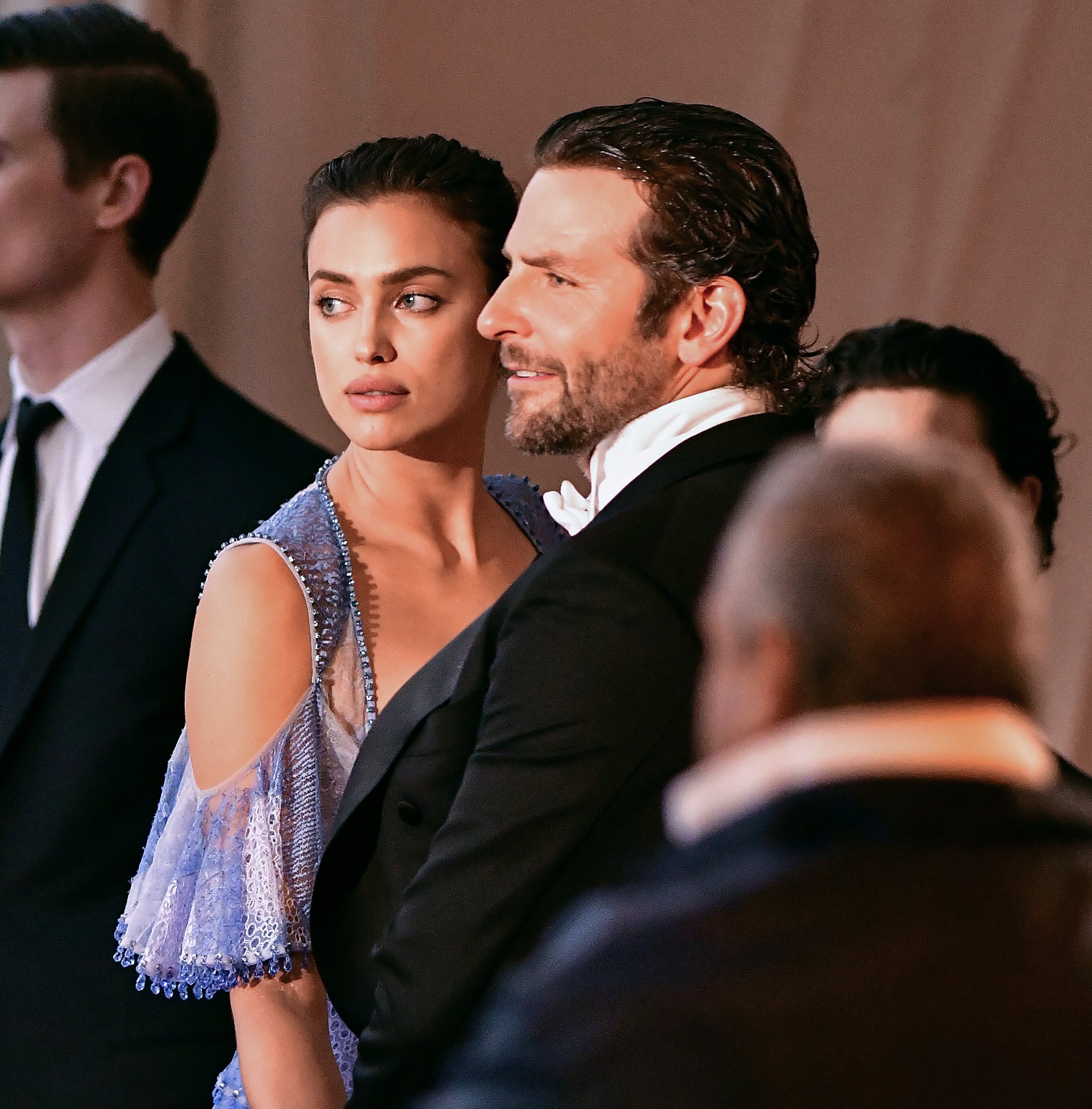Irina Shayk and Bradley Cooper attend 'Manus x Machina: Fashion in an Age of Technology' Costume Institute Gala at Metropolitan Museum of Art on May 2, 2016 in New York City | Photo : Images