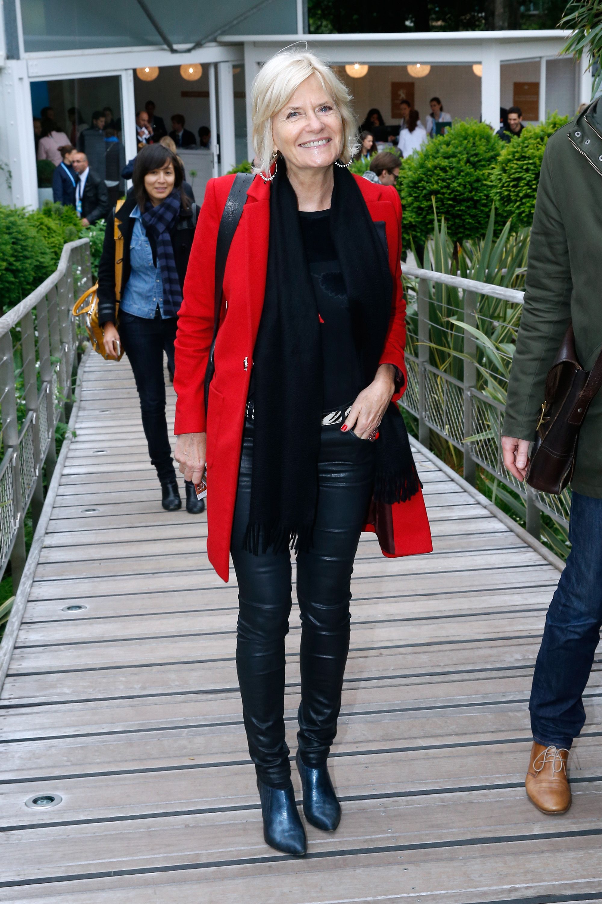 Catherine Ceylac assiste à la douzième journée de l'Open de Tennis de France 2016 à Roland Garros le 2 juin 2016 à Paris, France. | Photo : Getty Images