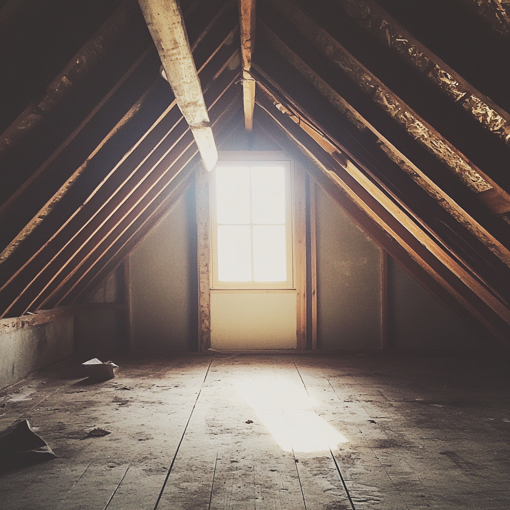 A dusty attic | Source: Midjourney