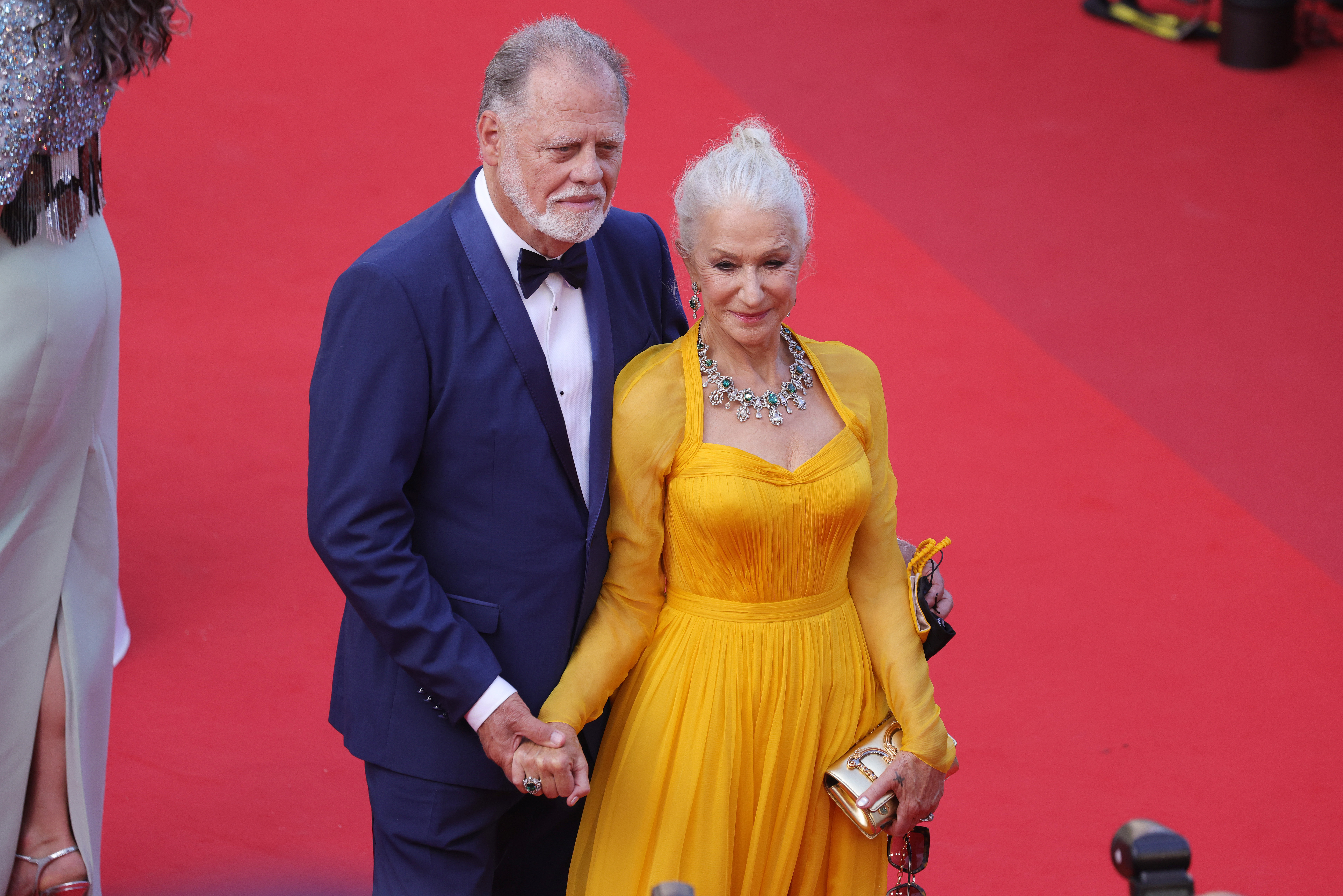 Taylor Hackford and Dame Helen Mirren in Cannes, France on July 06, 2021 | Source: Getty Images