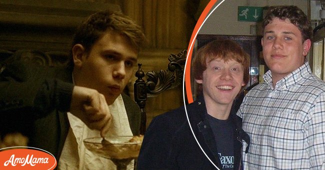 Left: Pictures of late actor Robert Knox in a scene of "Harry Potter and the Half-Blood Prince." Right: Robert Knox poses next to fellow actor Rupert Grint | Photo: youtube.com/Harry Potter || twitter.com/bbcsoutheast 