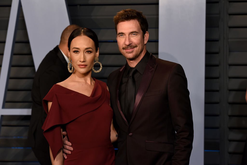 Maggie Q and Dylan McDermott at the 2018 Vanity Fair Oscar Party on March 4, 2018 | Photo: Getty Images 