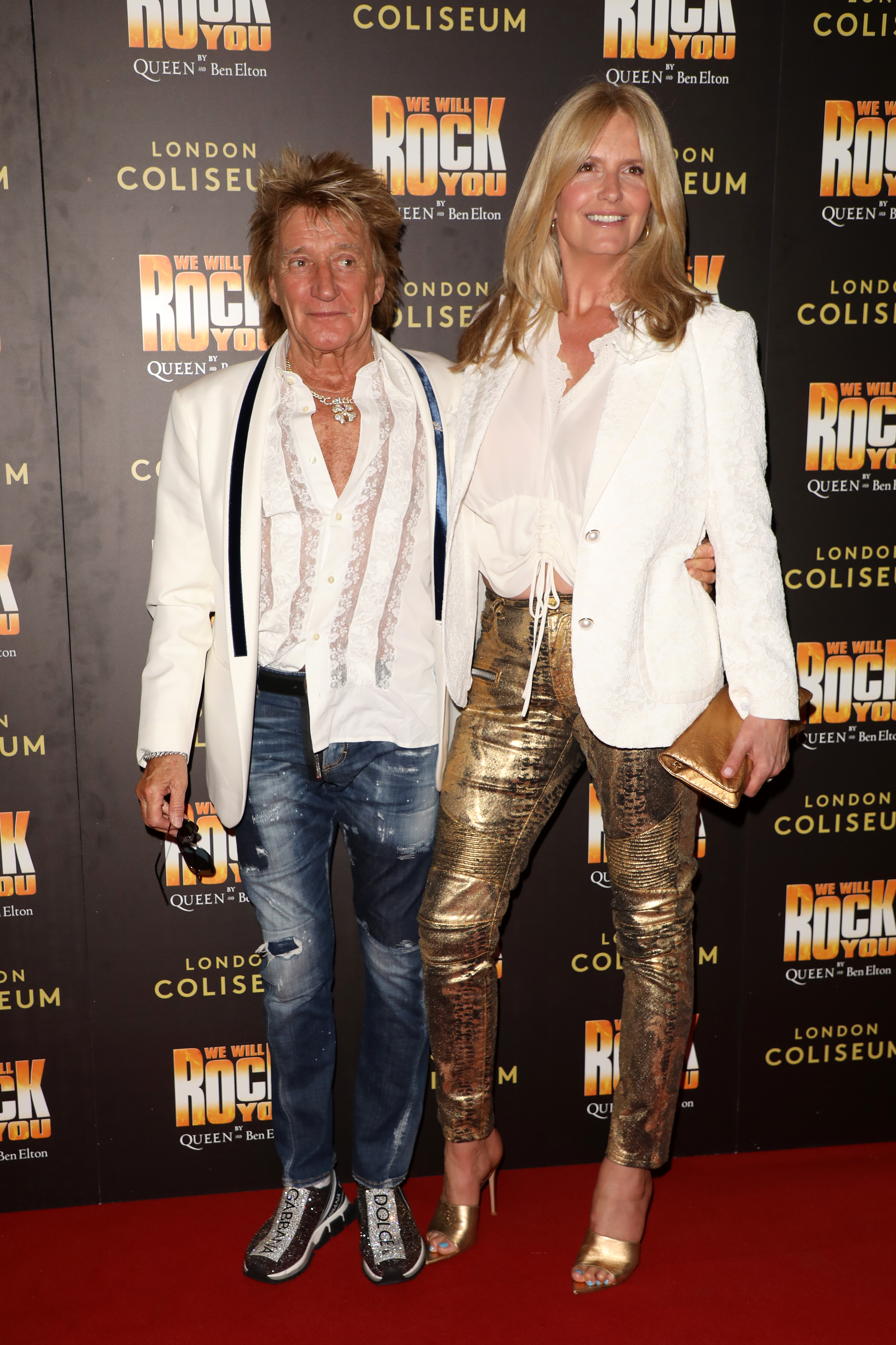 Penny Lancaster and Sir Rod Stewart in London in 2023 | Source: Getty Images