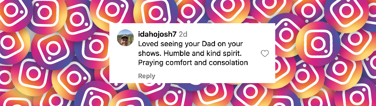 A netizen's remark on Guy Fieri's Father's Day post, shared on June 15, 2025 | Source: Instagram/guyfieri