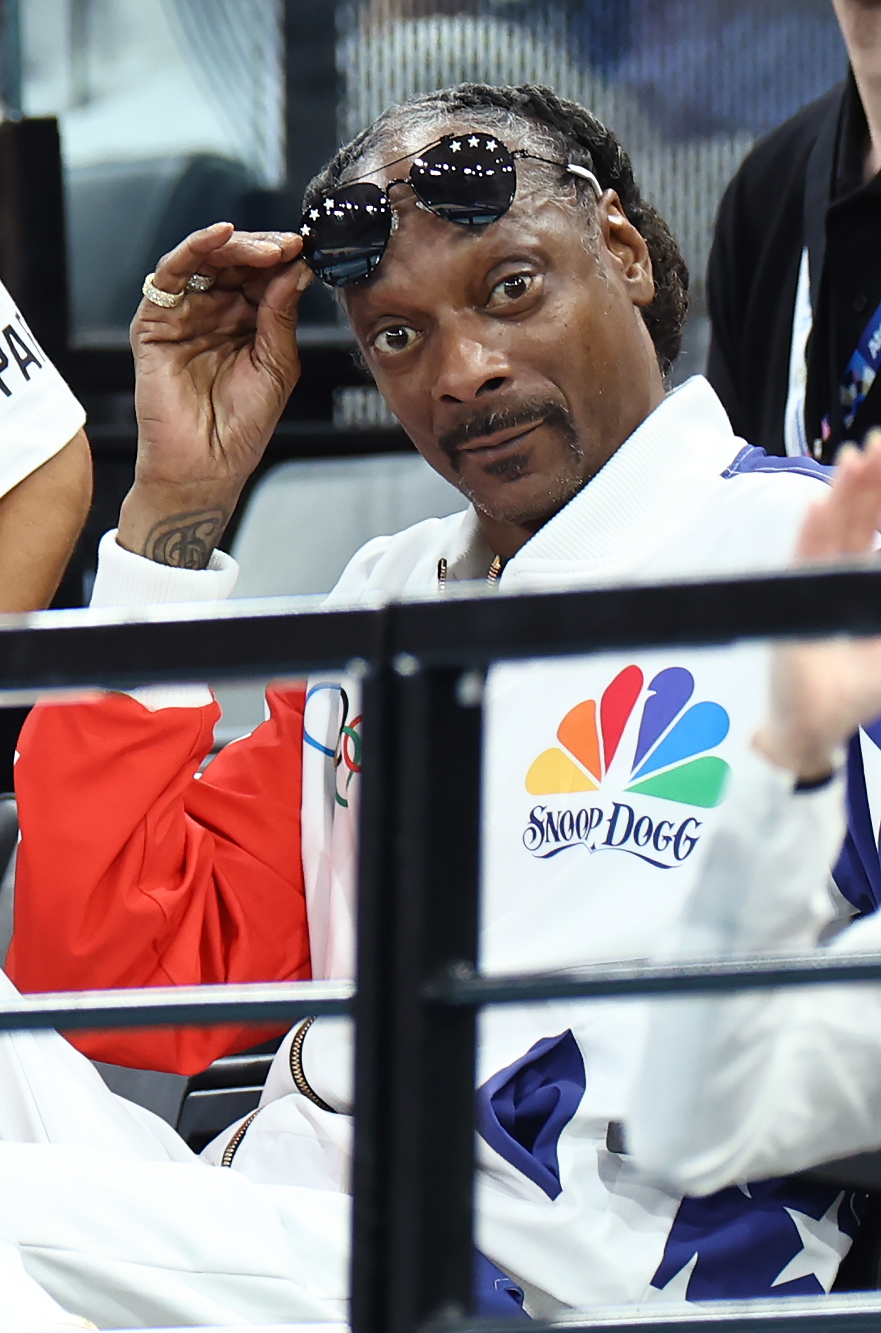 Snoop Dogg attends the Artistic Gymnastics Women's Qualification on July 28, 2024, in Paris, France. | Source: Getty Images