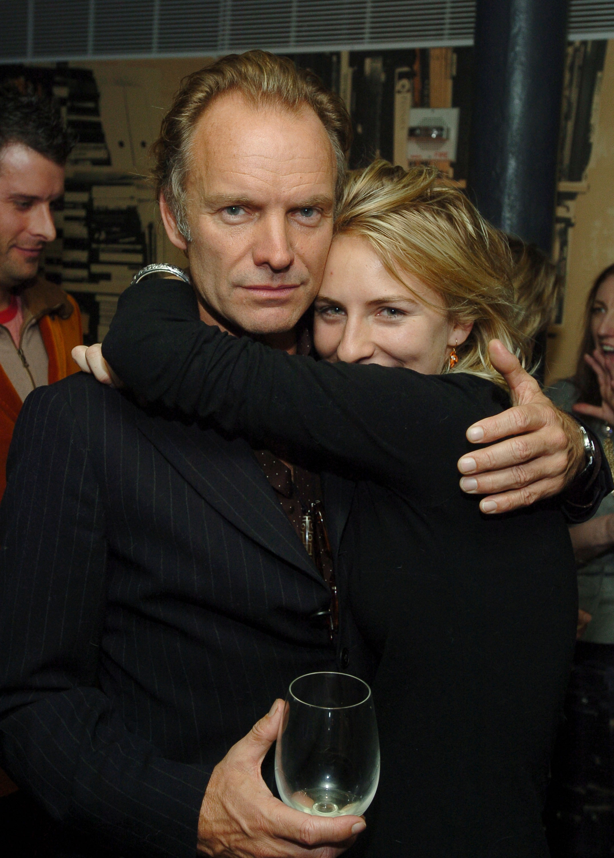 Sting and Mickey Sumner during Launch of the Annual Old Vic New Voices UK Season at SoHo House in New York City on October 16, 2010. | Source: Getty Images