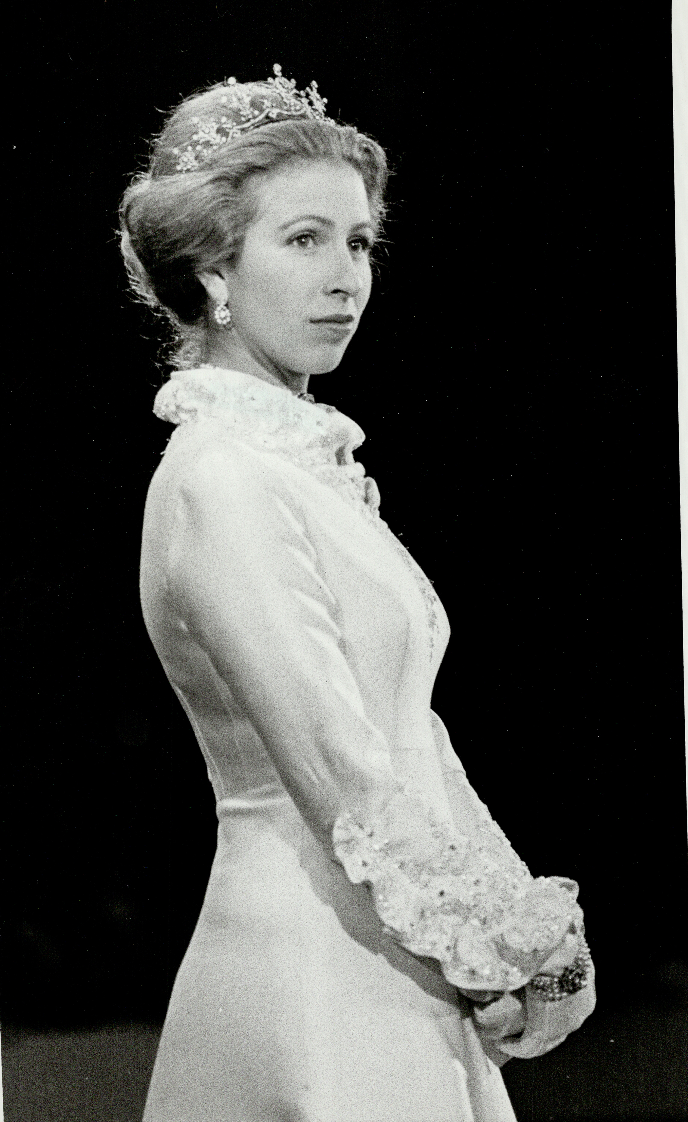 Princess Anne during a royal tour on November 30, 1974, in Canada | Source: Getty Images