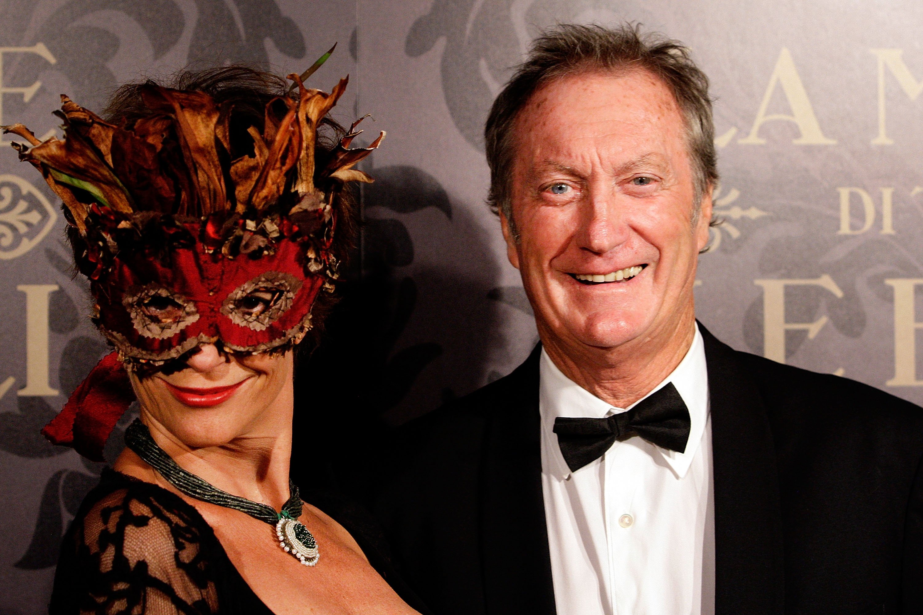 Rachel Ward and Bryan Brown at the YMCA Mother of All Balls at Town Hall on May 24, 2014 in Sydney, Australia. | Source: Getty Images