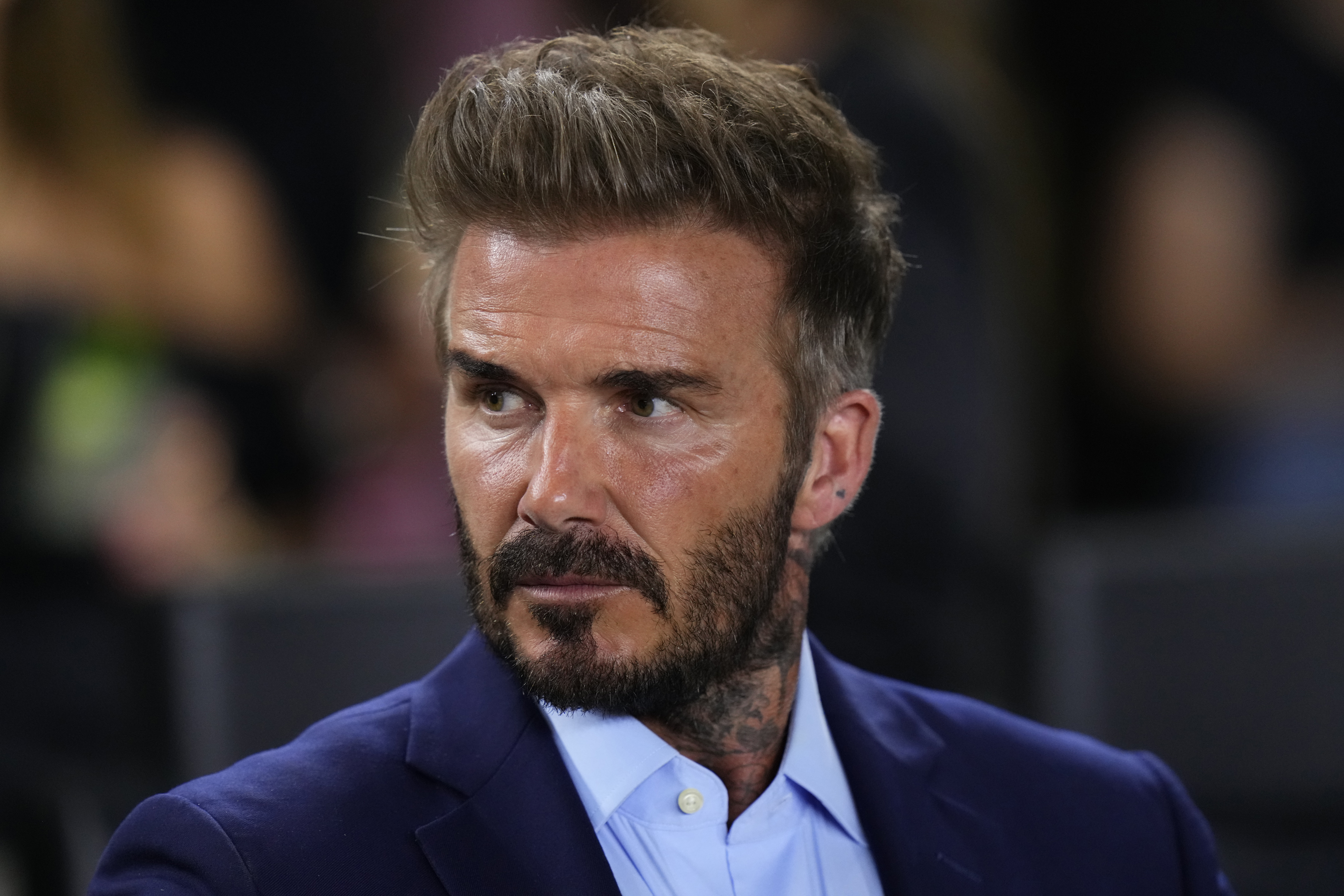 David Beckham during the Quarterfinals of the Concacaf Champions Cup in Fort Lauderdale, Florida on April 3, 2024 | Source: Getty Images