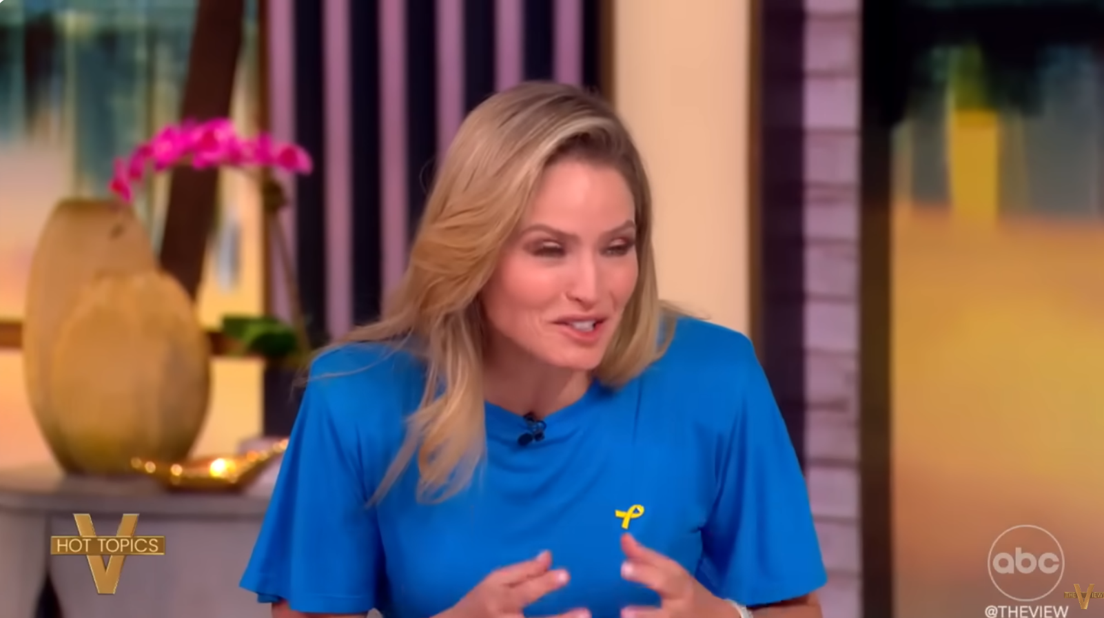 One of Sunny Hostin's cohost on "The View" laughing about the incident, dated June 20, 2025 | Source: YouTube/TheView