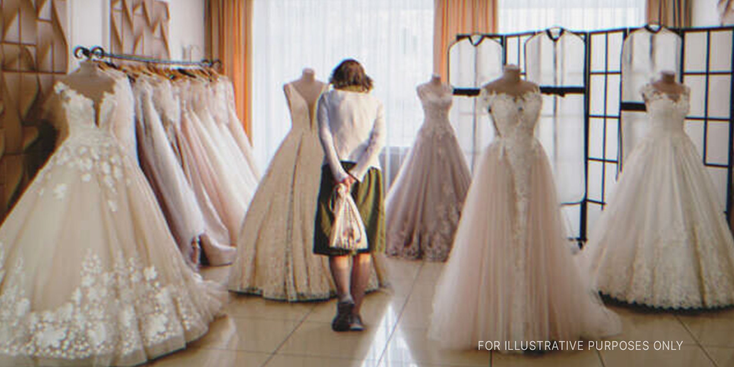 Woman in bridal store | Source: Shutterstock