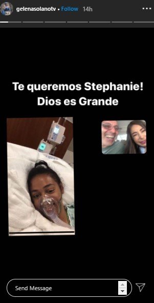 Las hermanas Solano, despues de la salida del coma de Stephanie.|Foto: Captura de pantalla de Instagram/gelenasolanotv