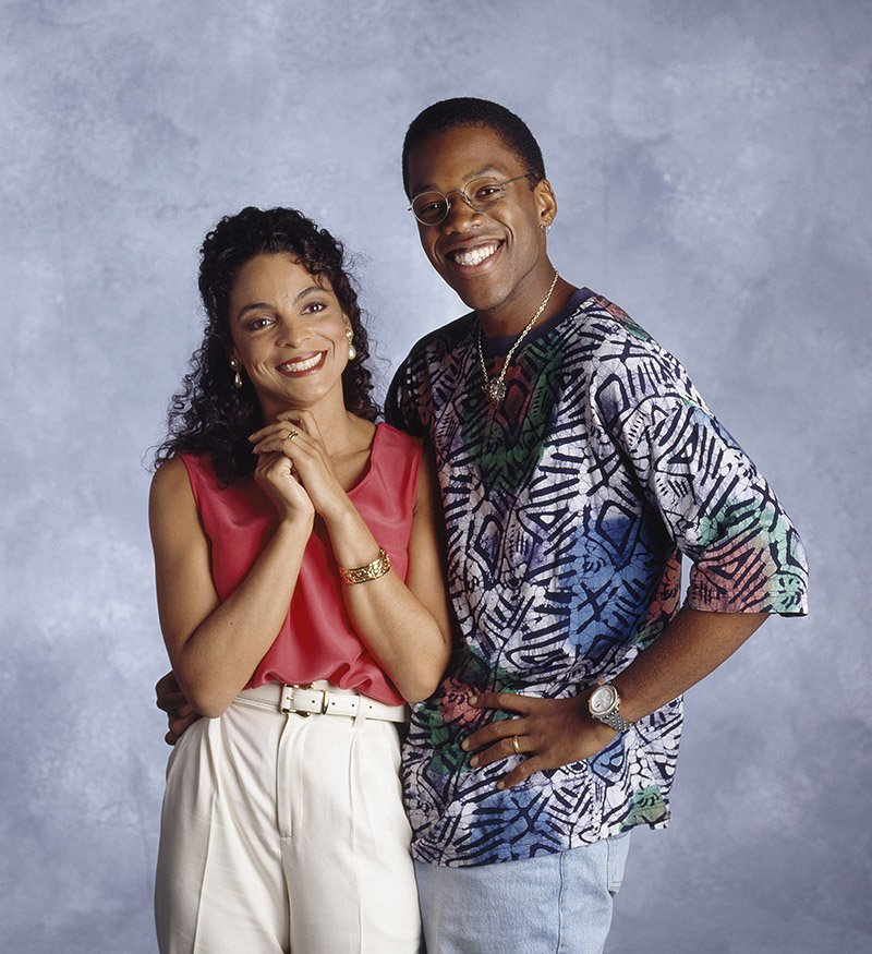 Jasmine Guy as Whitley Marion Gilbert Wayne, Kadeem Hardison as Dwayne Cleophus Wayne. I Image: Getty Images.