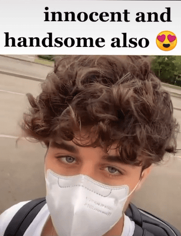 Photo of Cameron Herrin, wearing a facemask | Photo: TikTok / justiceforcameron