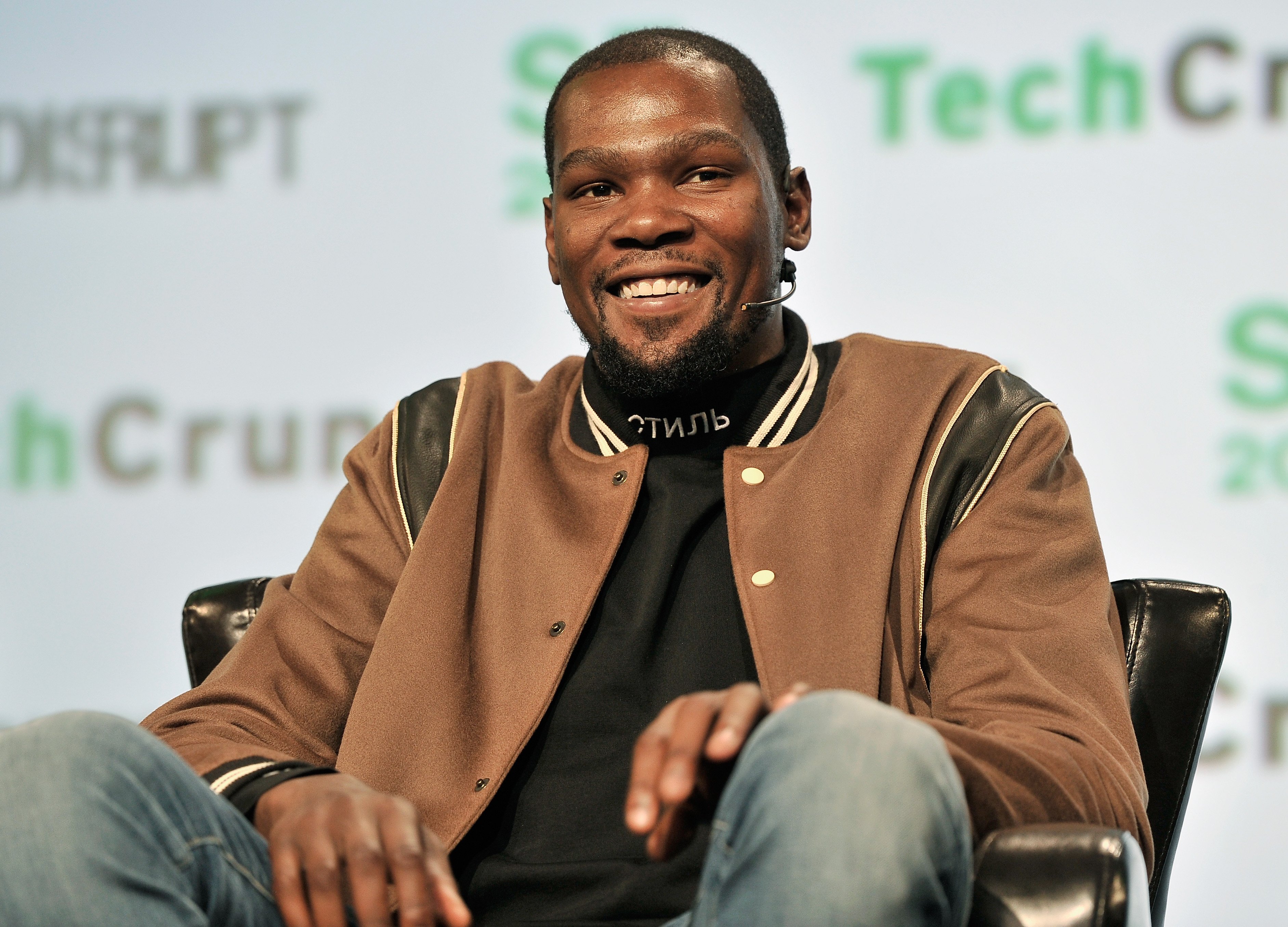 Durant Company/Thirty Five Media Partner Kevin Durant speaks onstage during TechCrunch Disrupt SF 2017 at Pier 48 on September 19, 2017 in San Francisco, California | Photo: GettyImages